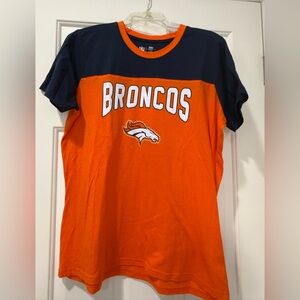 Broncos Orange and Blue Short Sleeve Tee